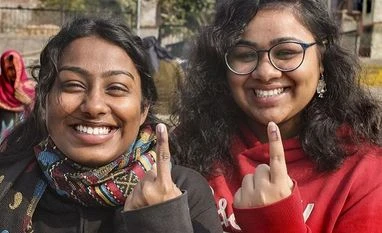 Jobs or freebies? Here's what first-time voters prioritise for Delhi polls Photo: PTI