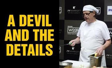 weekend British chef Marco Pierre White can cook up a storm in more ways than one