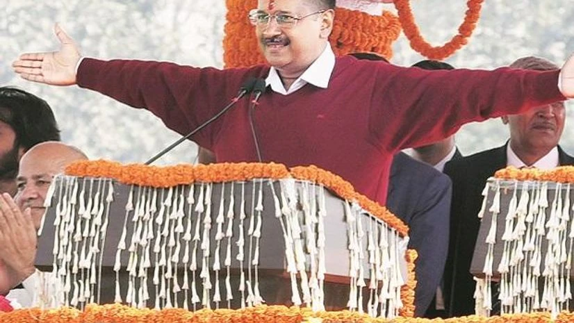 Arvind Kejriwal with manish Sisodia Arvind Kejriwal at Ramlila Maidan | Photos: Dalip Kumar