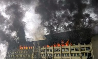 Fire erupts in Mumbai GST Bhavan, no casualties; rescue operation underway fire