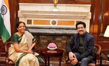 Kumar Mangalam Birla, Chairman of the Aditya Birla group with Finance Minister Nirmala Sitharaman Kumar Mangalam Birla meets FM Nirmala Sitharaman | Photo: ANI