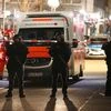 Police officers secure an area after a shooting in Hanau near Frankfurt, Germany. Photo: Reuters