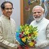 Maharashtra Chief Minister Uddhav Thackeray with Prime Minister Narendra Modi