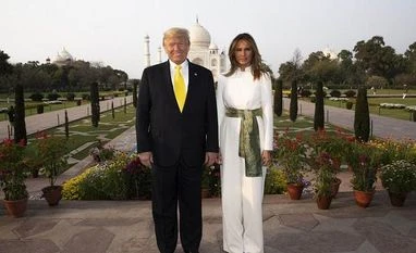 LIVE: Trump wraps up day 1 of visit, arrives in Delhi after Taj Mahal visit Donald Trump, Melania Trump