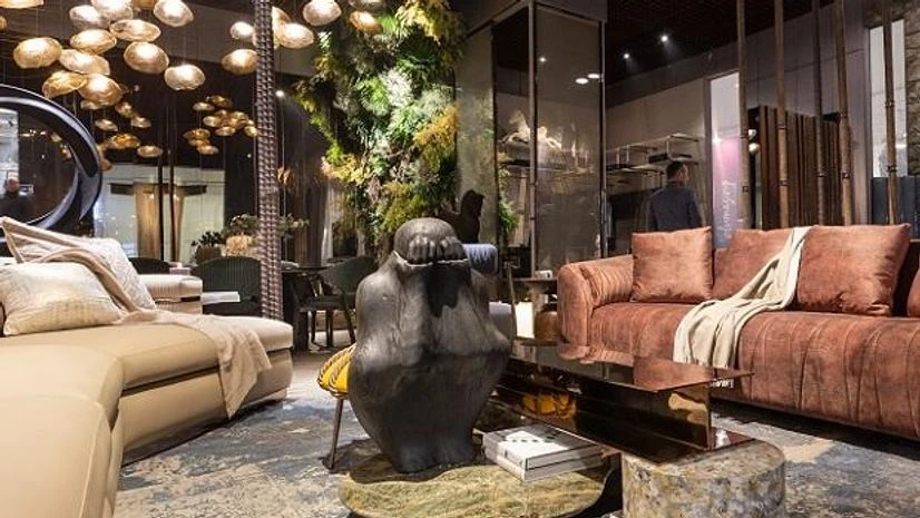 Sculpture This abstract sculpture carved out of solid wood and finished in black coal matt finish is priced at Rs 1.5 lakh. Picture Courtesy: Essentia Environments