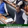 Dr harsh Vardhan in Parliament on Monday | Twitter