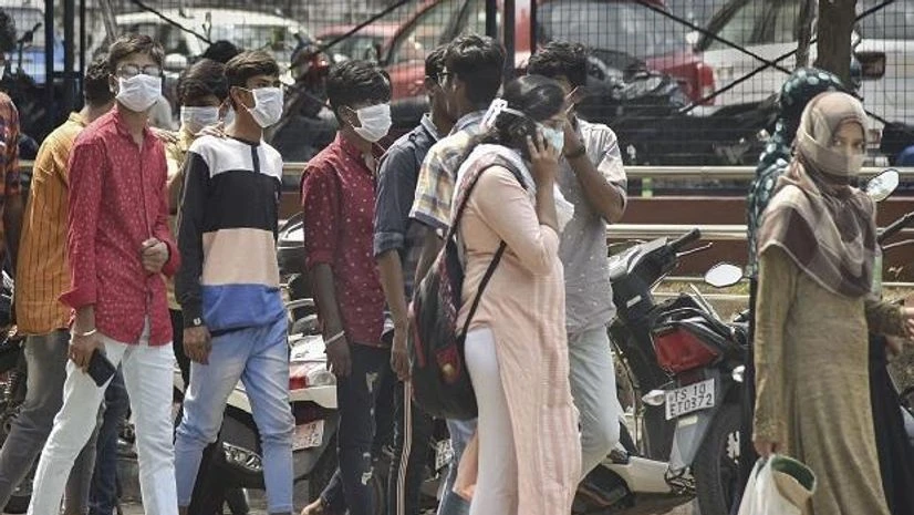 Coronavirus Visitors wear protective masks in wake of the deadly novel coronavirus, at Government Gandhi Hospital in Hyderabad, Tuesday | PTI