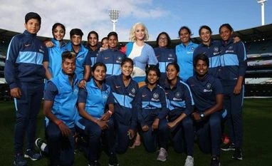 ICC Women's T20 WC: Ahead of IND vs AUS final, Katy Perry meets Team India Katy Perry with India women's cricket team at MCG ahead of India vs Australia final