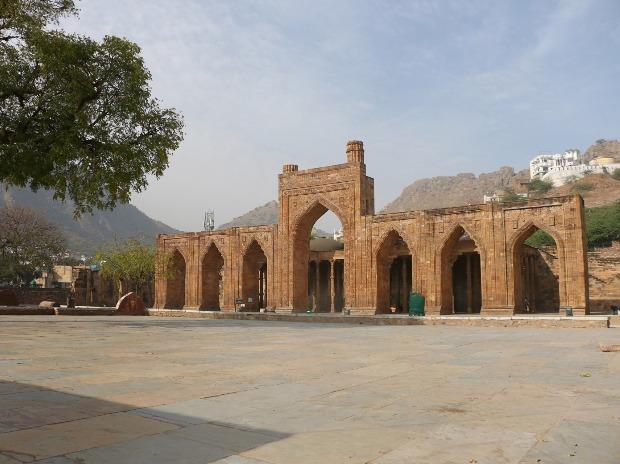 A view of deserted Adhai Din Ka Jhonpra mosque in the wake of coronavirus pandemic, in Ajmer A view of deserted Adhai Din Ka Jhonpra mosque in the wake of coronavirus pandemic, in Ajmer