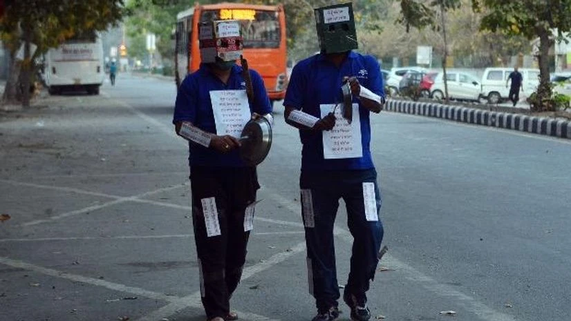 Janta Curfew, Delhi Photo: Sanjay Sharma