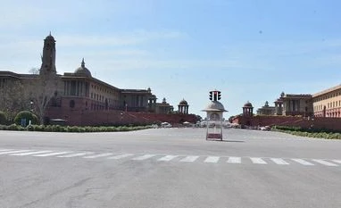 India breathes easy as 88 cities record minimal pollution due to lockdown Deserted North and South Block during lockdown | Photo: Sanjay K Sharma