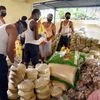 Volunteers pack relief material for poor people during a nationwide lockdown, imposed in the wake of coronavirus pandemic, in Patna. Photo: PTI