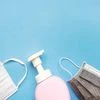soap, hand sanitizer