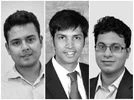Jodo co-founders From left: Jodo founders Raghav Nagarajan, Atulya Bhat and Koustav Dey