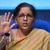Finance Minister Nirmala Sitharaman announcing details of  economic package at a press conference in New Delhi( Photo- Dalip Kumar )