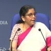 Finance Minister Nirmala Sitharaman