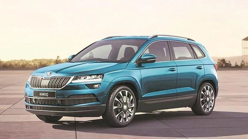 Skoda Škoda on Tuesday launched SUV Karoq (pictured) and variants of Rapid and Superb at ex-showroom price Rs 24.99 lakh, Rs 7.49 lakh and Rs 29.99 lakh. The Karoq is powered by a 1.5-litre petrol engine
