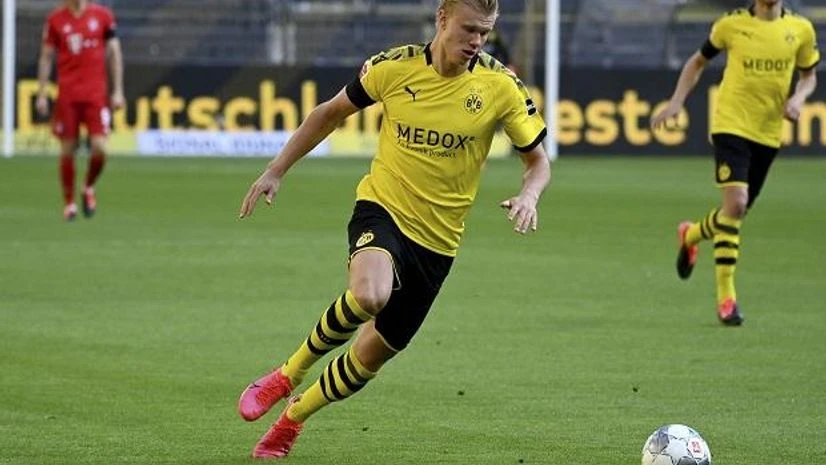 der Klassiker 2020, Dortmund vs Bayern, Erling Haaland der Klassiker 2020, Dortmund vs Bayern, Erling Haaland