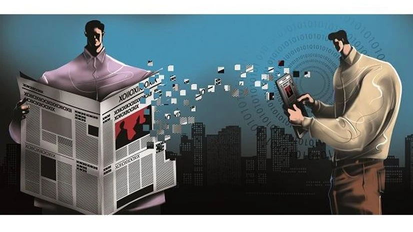 newspapers, magazines, ad revenue, advertising, ads Illustration: Ajay Mohanty