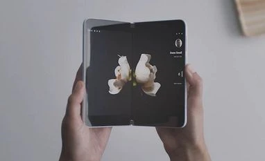Microsoft's next Surface Duo smartphone may feature foldable screen Microsoft Surface Duo
