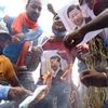 Demonstrators burn Chinese products and photos of President Xi Jinping during a protest against China on Indo-China clash at Galwan valley in Ladakh, in Patna