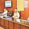 Home Minister Amit Shah, Union Health Minister Harsh Vardhan