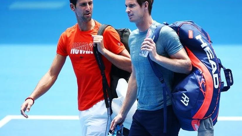 Novak Djokovic (L) and Andy Murray. Photo: @andy_murray Novak Djokovic, Andy Murray, Tennis