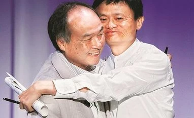 Masayoshi son, Jack ma, softbank, alibaba Masayoshi son, Jack ma, softbank, alibaba