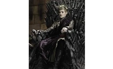 George R R Martin is typing GAME OF THRONES, got