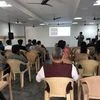 Participants at a workshop on domestic violence