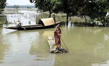 Assam flood claims 2 more lives, over 1 mn people affected in 18 districts assam, flood, women