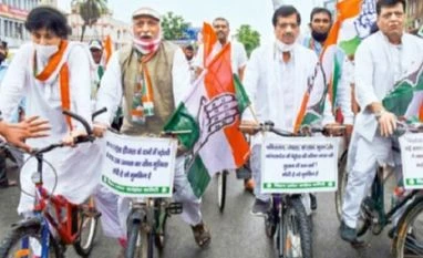 How fuel cost has risen despite a decline in oil prices under Modi regime congress, fuel price hike, protest