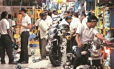 Bajaj Auto July sales jump 44 pc in July, exports more than double automobile, bike, manufacturing, bajaj, workers, job, employees, staff