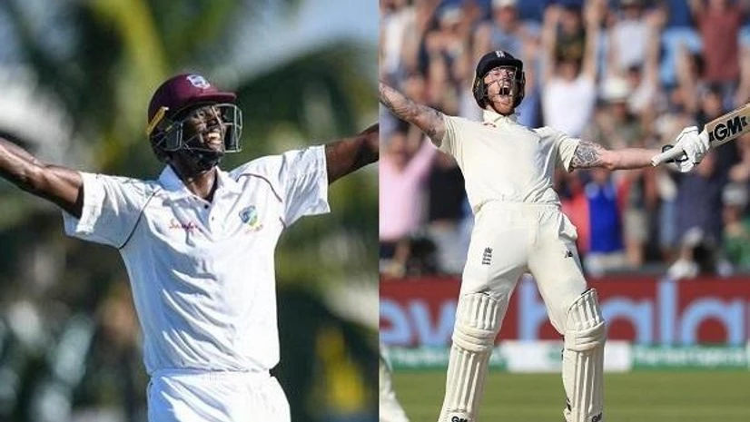 Ben Stokes, Jason Holder Ben Stokes, Jason Holder