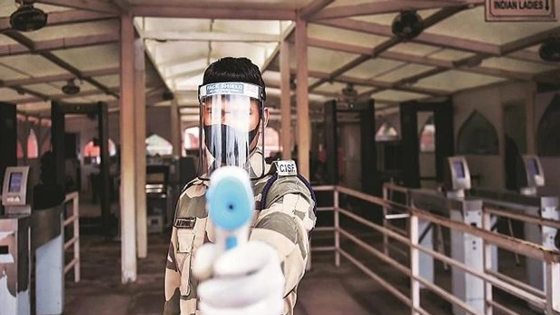 CISF officer, coronavirus, covid CISF officer, coronavirus, covid