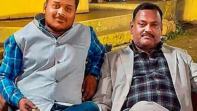 Vikas Dubey Vikas Dubey with his aide Amar Dubey (L) during an event. Amar was killed in an encounter at Maudaha village in Hamirpur district, Wednesday, July 8, 2020. Photo: PTI