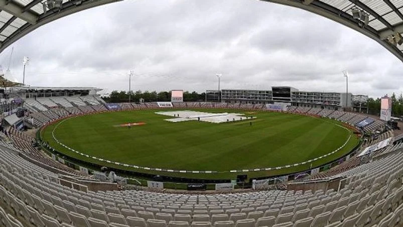 Umpires are out for inspection at The Ageas Bowl, Southampton. Photo: @ICC Umpires are out for inspection at The Ageas Bowl, Southampton. Photo: @ICC
