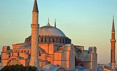 Vladimir Putin, Erdogan discuss fate of Hagia Sophia over telephone hagia sophia, turkey, mosque