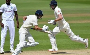 Eng vs WI 2nd Test: England should drop Joe Denly, feels Michael Vaughan Joe Denly and Dominic Sibley running between the wickets. Photo: @ICC