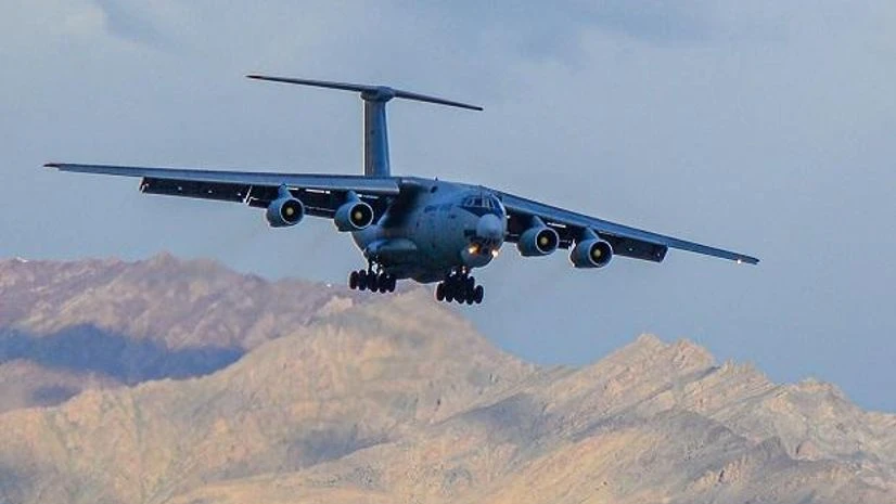 IAF IL-76 aircraft, ladakh, leh, border, lac, china IAF IL-76 aircraft, ladakh, leh, border, lac, china