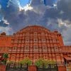 hawa mahal, jaipur, rajasthan, clouds, tourism, historical palaces
