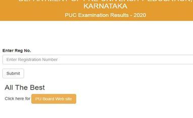 Karnataka PUC result 2020 Karnataka PUC result 2020