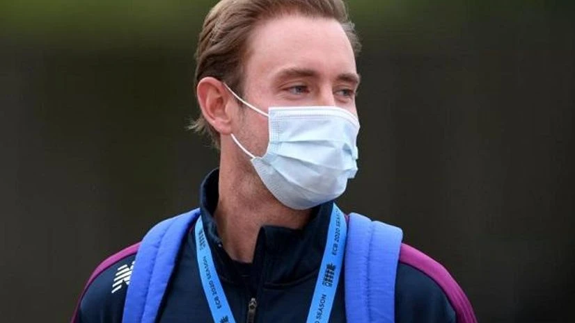 Stuart Broad. Photo: @ICC Stuart Broad. Photo: @ICC