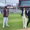 West Indies wins the toss and elects to bat first at Old Trafford. Photo: @Windiescricket