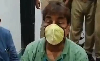 UP BJP MLA protest at police station over action against 'innocent' people BJP MLA Pankaj Gupta