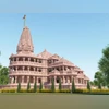Ram Temple, Ayodhya The proposed model of the Ram Temple in Ayodhya