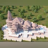 Ram Temple, Ayodhya The proposed model of the Ram Temple in Ayodhya
