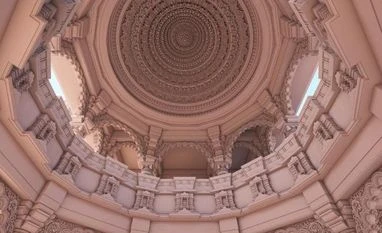 Ram Temple, Ayodhya The proposed model of the Ram Temple in Ayodhya