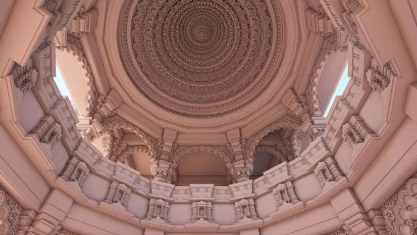 Ram Temple, Ayodhya The proposed model of the Ram Temple in Ayodhya