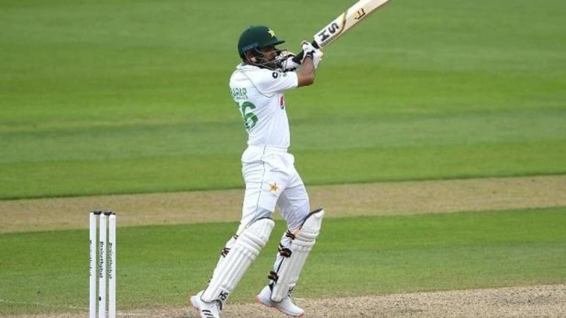 Babar Azam looks solid in his unbeaten 69 runs innings. Photo: @ICC Babar Azam looks solid in his unbeaten 69 runs innings. Photo: @ICC